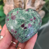 Ruby Fuchsite Heart