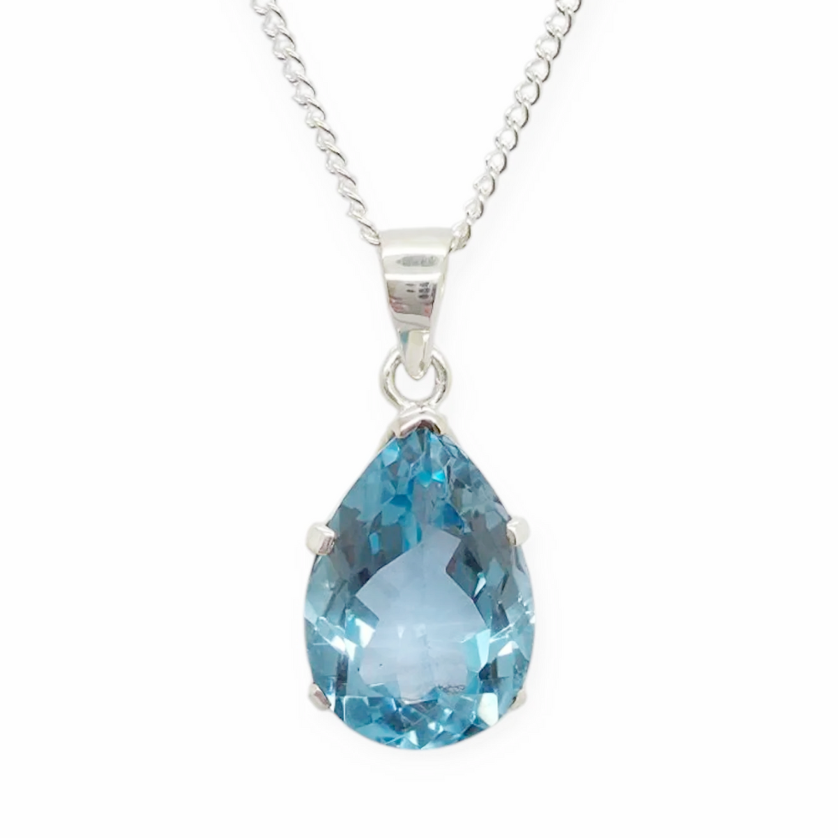 Blue Topaz Pendant