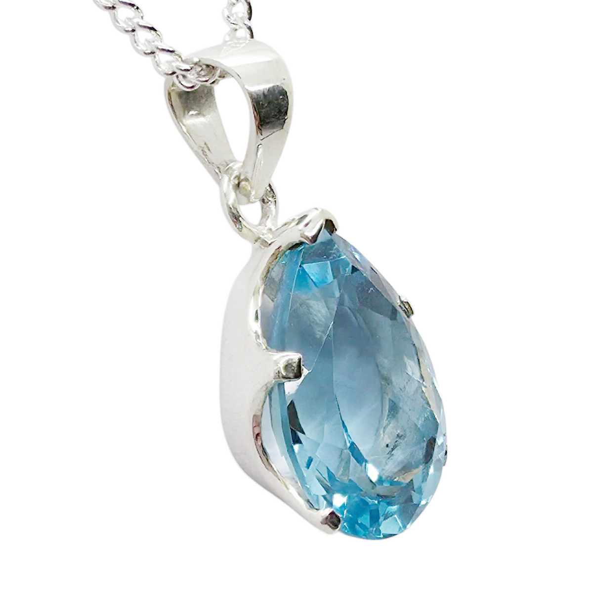 Blue Topaz Pendant