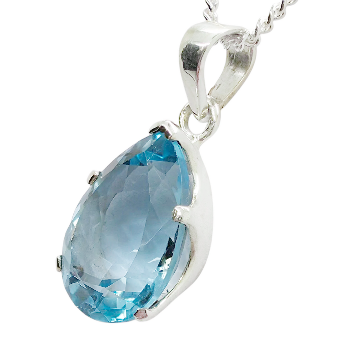 Blue Topaz Pendant