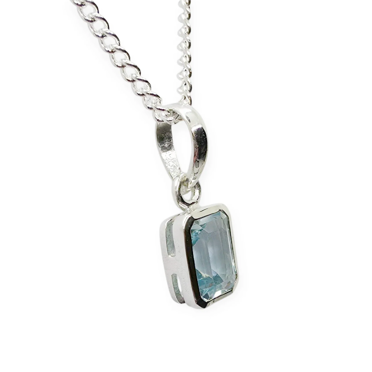 Blue Topaz Pendant