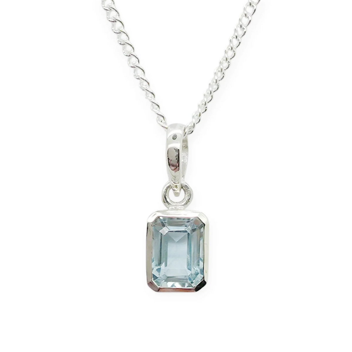 Blue Topaz Pendant