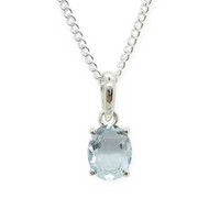 Blue Topaz Pendant