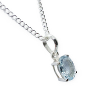 Blue Topaz Pendant