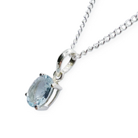 Blue Topaz Pendant