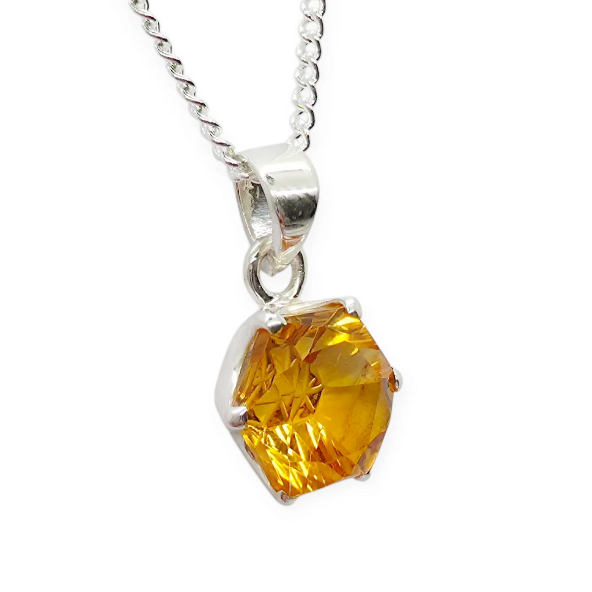 Citrine Star Pendant