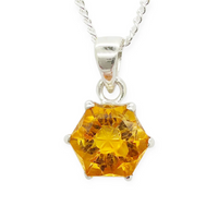 Citrine Star Pendant