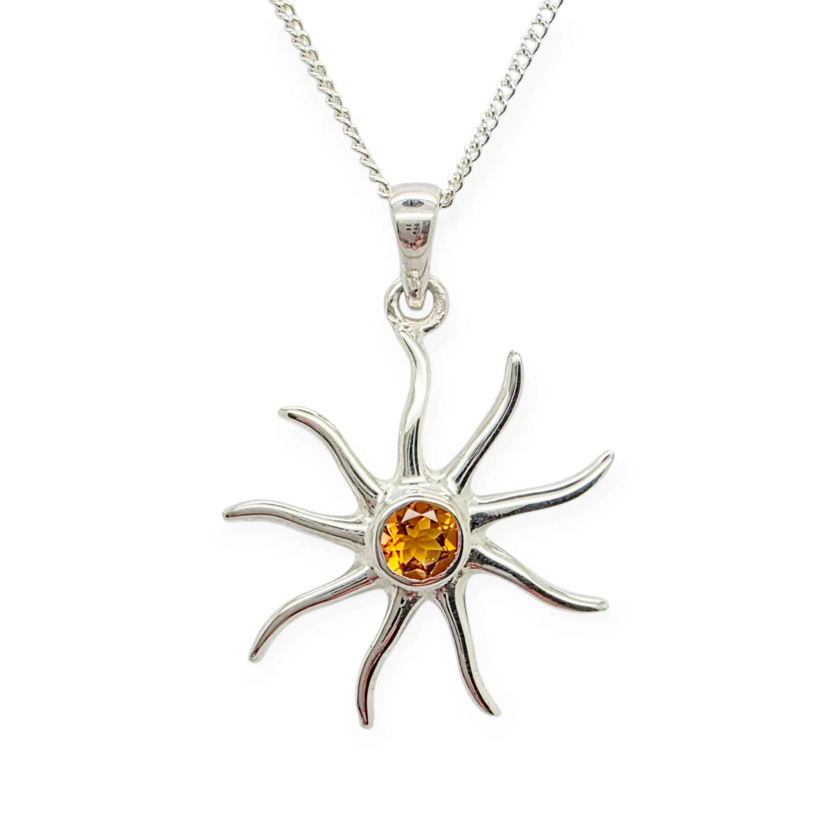 Citrine Sun Pendant