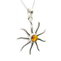 Citrine Sun Pendant